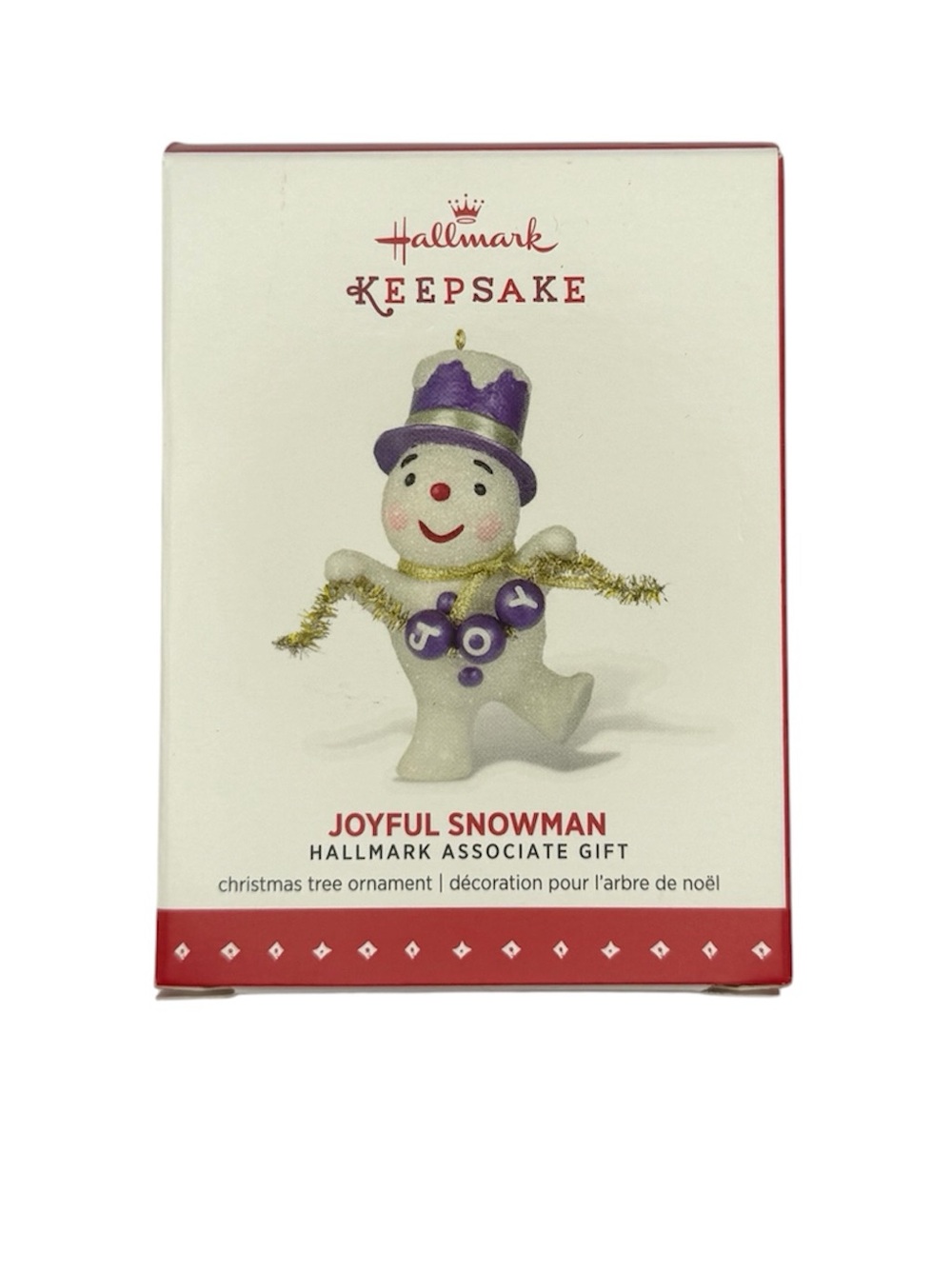 2015 Hallmark Keepsake Ornament Joyful Snowman Employee Exclusive